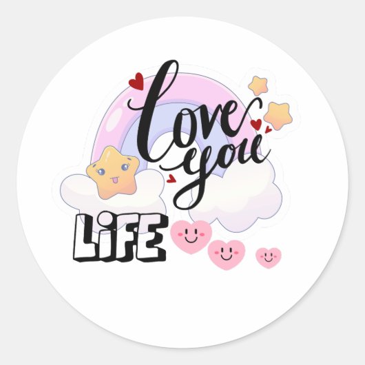Eenhoorn sticker ontwerp (Voorkant)