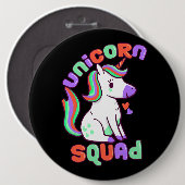 Eenhoorn Suqad 2 Ronde Button 6,0 Cm (Voorkant /achterkant)