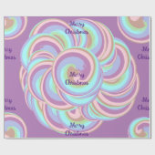 Eenhoorn Swirl (tekst aanpassen) Cadeaupapier (Vlak)