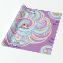 Eenhoorn Swirl (tekst aanpassen) Cadeaupapier