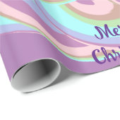 Eenhoorn Swirl (tekst aanpassen) Cadeaupapier (Rol Hoek)