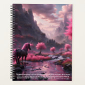 Eenhoorn symboliek kalender planner (Voorkant)