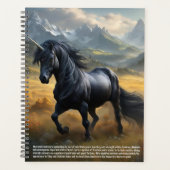 Eenhoorn symboliek kalender planner (Voorkant)