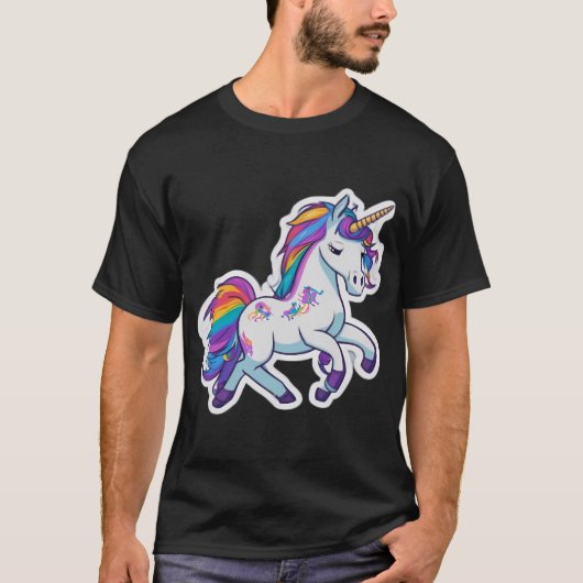 eenhoorn t-shirt (Voorkant)