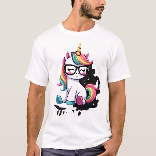 eenhoorn t-shirt (Voorkant)
