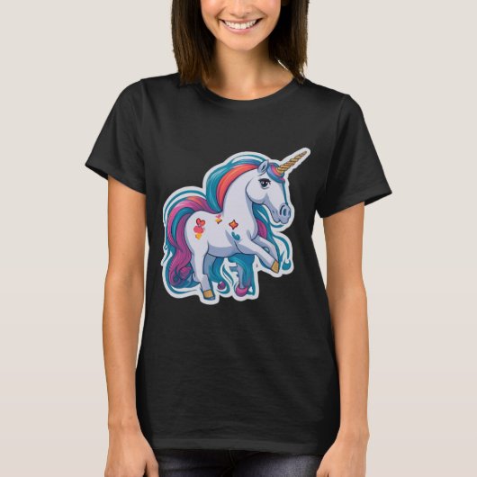 eenhoorn t-shirt (Voorkant)