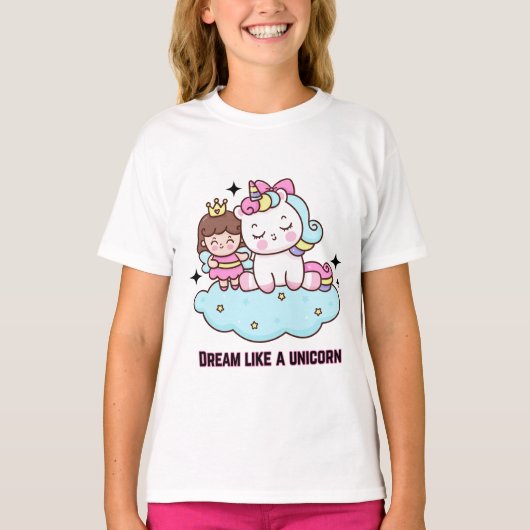 Eenhoorn T-shirt ontwerp (Voorkant)