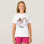 Eenhoorn T-shirt ontwerp (Voorkant volledig)