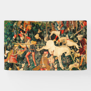 Eenhoorn Tapestries verdedigt Hunt Spandoek