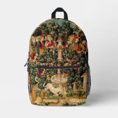 Eenhoorn tapijten gevonden legende mythisch bedrukte rugzak (Voorkant)