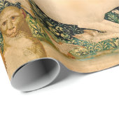 Eenhoorn tapijten gevonden legende mythisch cadeaupapier (Rol Hoek)