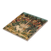 Eenhoorn tapijten gevonden legende mythisch tegeltje (Zijkant)