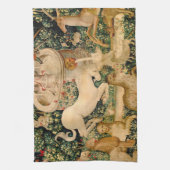 Eenhoorn tapijten gevonden legende mythisch theedoek (Verticaal)