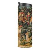 Eenhoorn tapijten gevonden legende mythisch thermosbeker (Geroteerd rechts)