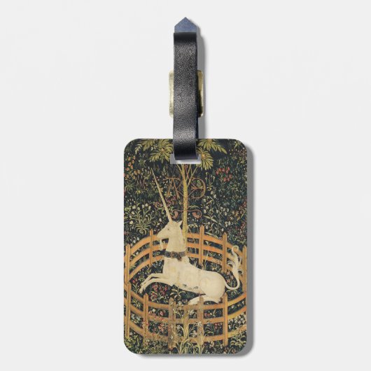 Eenhoorn Tapijten Klassiek Tapijt Bagagelabel (Achterkant verticaal)