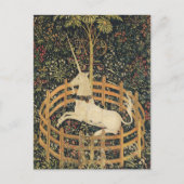 Eenhoorn Tapijten Klassiek Tapijt Briefkaart (Voorkant)
