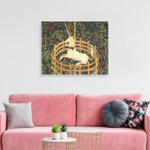 Eenhoorn Tapijten Klassiek Tapijt Canvas Afdruk