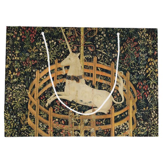 Eenhoorn Tapijten Klassiek Tapijt Groot Cadeauzakje (Achterkant)