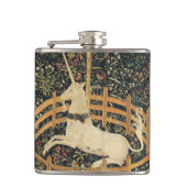 Eenhoorn Tapijten Klassiek Tapijt Heupfles (Voorkant)