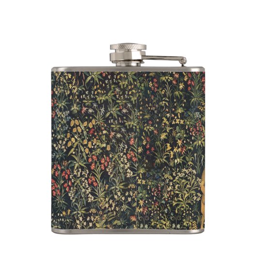 Eenhoorn Tapijten Klassiek Tapijt Heupfles (Achterkant)