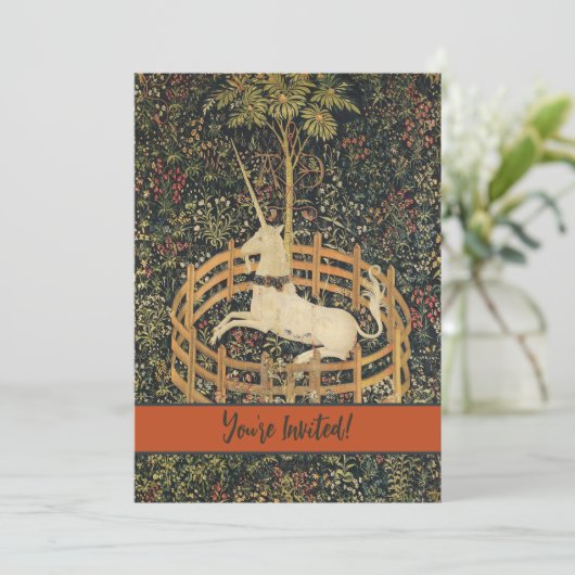 Eenhoorn Tapijten Klassiek Tapijt Kaart (Staand voorkant)