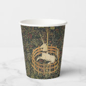 Eenhoorn Tapijten Klassiek Tapijt Papieren Bekers (Achterkant)