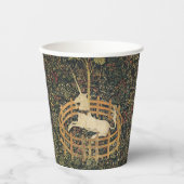 Eenhoorn Tapijten Klassiek Tapijt Papieren Bekers (Voorkant)