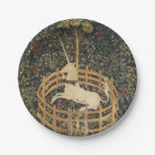 Eenhoorn Tapijten Klassiek Tapijt Papieren Bordje (Voorkant)