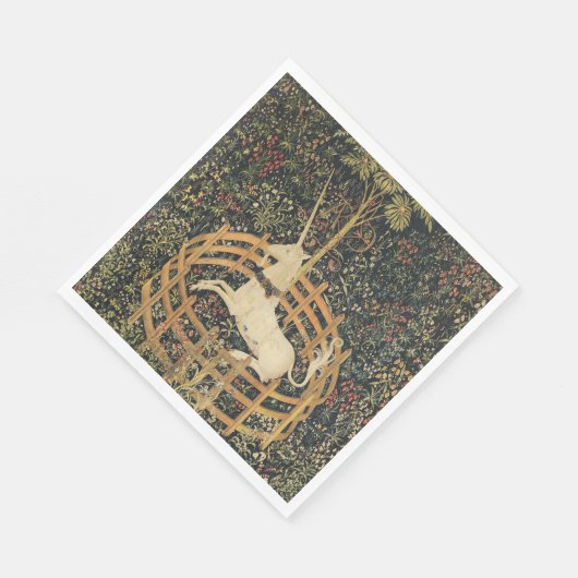 Eenhoorn Tapijten Klassiek Tapijt Servet (Hoek)