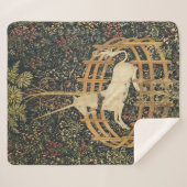 Eenhoorn Tapijten Klassiek Tapijt Sherpa Deken (Voorkant (horizontaal))