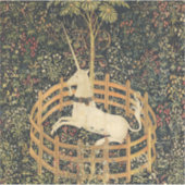 Eenhoorn Tapijten Klassiek Tapijt Sticker (Voorkant)