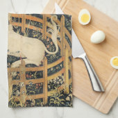 Eenhoorn Tapijten Klassiek Tapijt Theedoek (Quarter Fold)