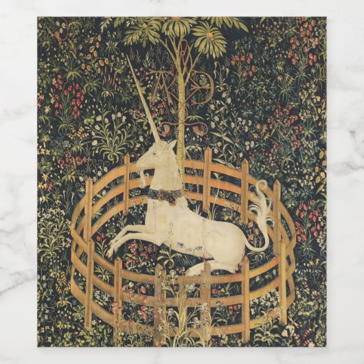 Eenhoorn Tapijten Klassiek Tapijt Wijn Etiket (Enkel label)