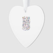 Eenhoorn Te Schattig Om Gewone Premium Vector Sti Ornament (voorkant)