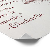 Eenhoorn Tekening Custom Quote Inspirerend Poster (Hoek)