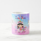 Eenhoorn-thema 5e verjaardagsfeest Mok souvenir (Center)