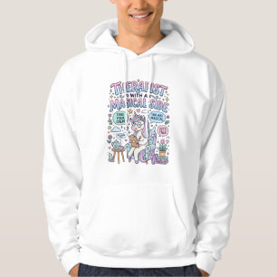 Eenhoorn therapeut met een magische kant Cadeaubon Hoodie