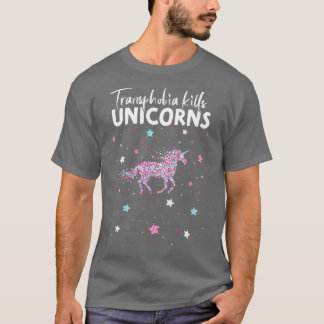 Eenhoorn Transgender Transseksuele Transthobie T-shirt