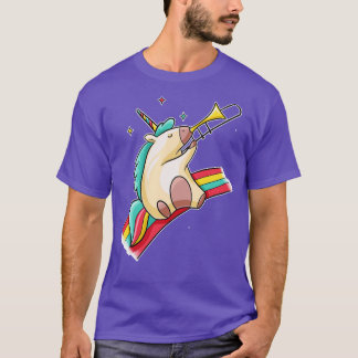 Eenhoorn Trombone Rainbow T-shirt