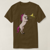 eenhoorn trombone t-shirt (Design voorkant)