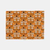 eenhoorn tweelingzus fleece deken (Voorkant (Horizontaal))