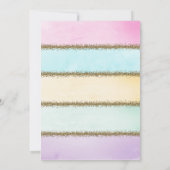 Eenhoorn Uitnodiging - Magische Viering (Achterkant)