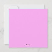 Eenhoorn Vakantiekaart Feestdagenkaart (Achterkant)