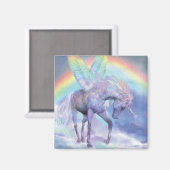 Eenhoorn van de Rainbow Art Magnet (Voorkant / Achterkant)