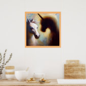 Eenhoorn van gedistilleerd 1 poster (Keuken)