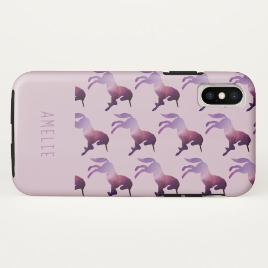 Eenhoorn van het ruimtestelsel Case-Mate iPhone case (Achterkant (horizontaal))