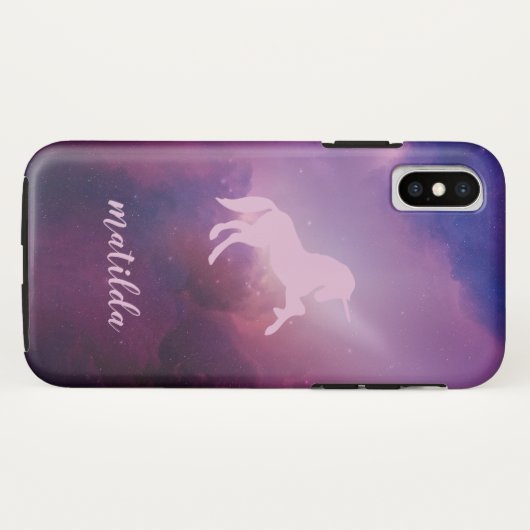 Eenhoorn van het ruimtestelsel Case-Mate iPhone case (Achterkant (horizontaal))