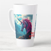 Eenhoorn van Schotland Latte Mok (Linkerhoek)