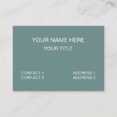 Eenhoorn verbonden met het universum Eenhoorn Visitekaartje (Achterkant)