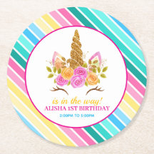 Eenhoorn Verjaardag 1e Verjaardagsfeest